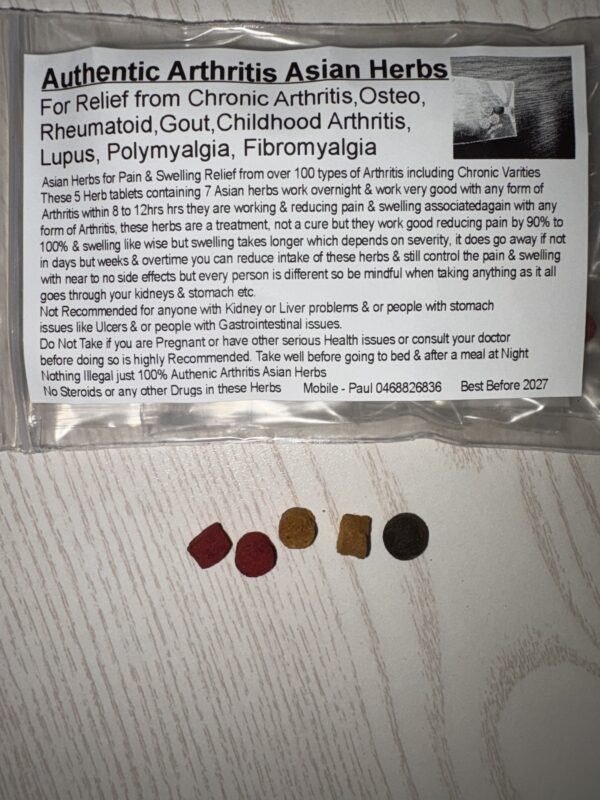 Authentic Arthritis Asian Herbs - Image 2