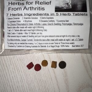 Authentic Arthritis Asian Herbs